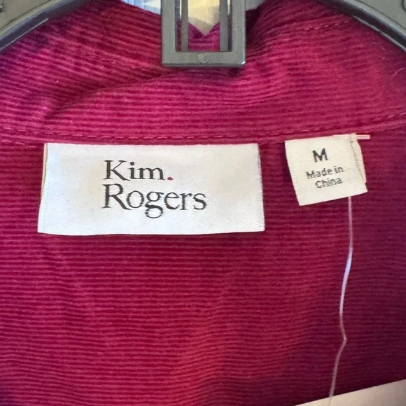 NWT Kim Rogers Corduroy Shirt - Picture 4 of 8